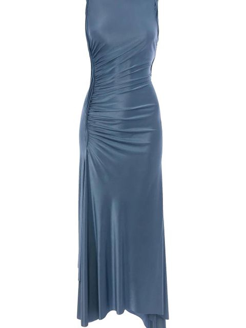Victoria Beckham twisted-detail sleeveless maxi dress - Blue - zdjęcie produktu nr 2