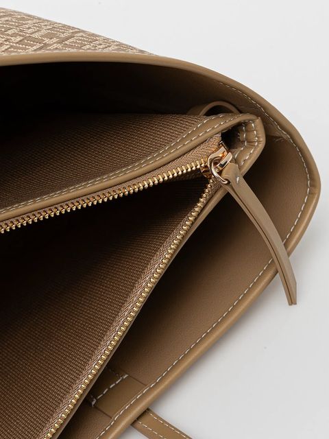 Tommy Hilfiger torebka kolor beżowy AW0AW17696