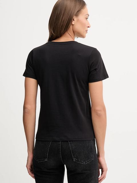 Pepe Jeans t-shirt bawełniany damski kolor czarny PL5000020