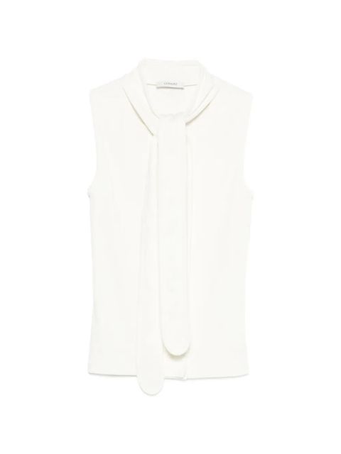 LEMAIRE asymmetrical fitted top - White - zdjęcie produktu nr 1