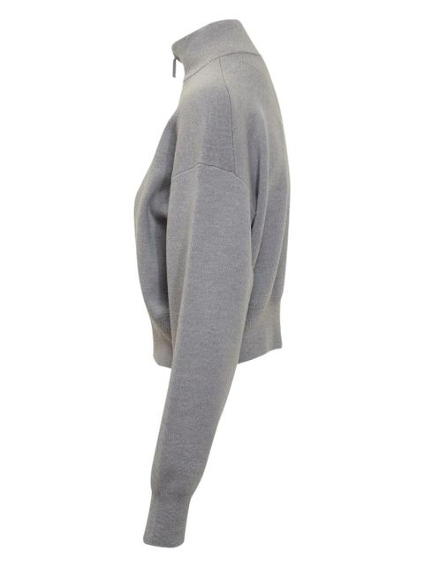 Victoria Beckham half-zip sweater - Grey