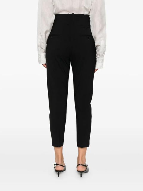 ISABEL MARANT Noah pocket straight trousers - Black