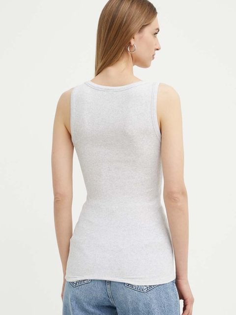 BOSS Orange top damski kolor szary 50504245