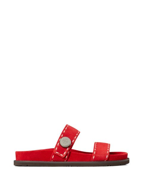 Tory Burch Romy topstitch sport slide - Red - zdjęcie produktu nr 1