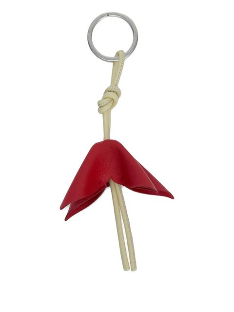 Jil Sander petal-detail charm - Red - zdjęcie produktu nr 1