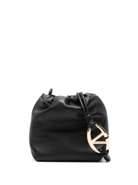 Valentino Garavani mini VLogo Pouf bucket bag - Black - zdjęcie produktu nr 1