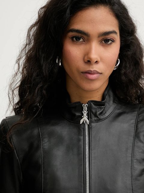 Patrizia Pepe kurtka kolor czarny przejściowa CO0001 L1HZ