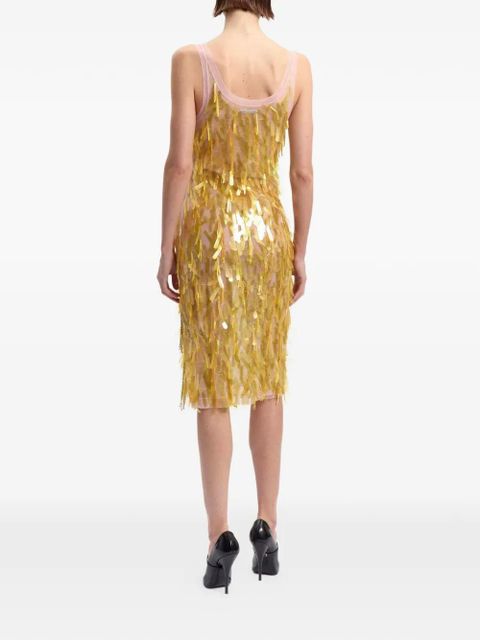 16Arlington Shani midi dress - Yellow