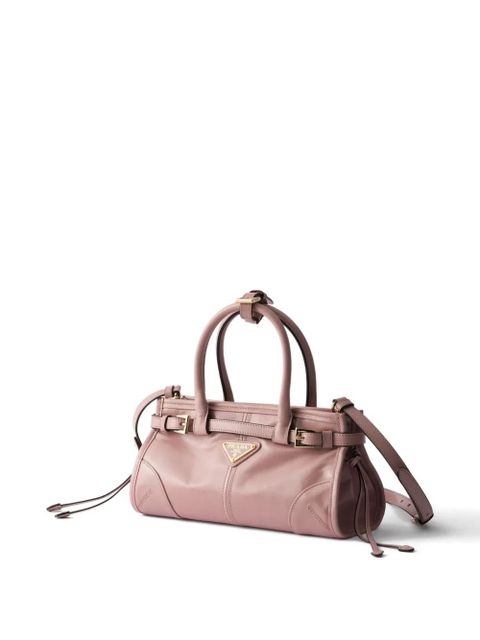 Prada mini Bonnie leather tote bag - Pink - zdjęcie produktu nr 2
