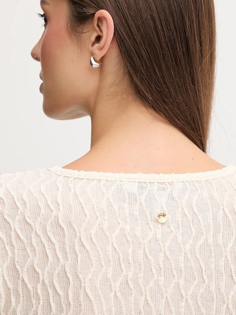 Pedro del Hierro longsleeve kolor beżowy 8622498