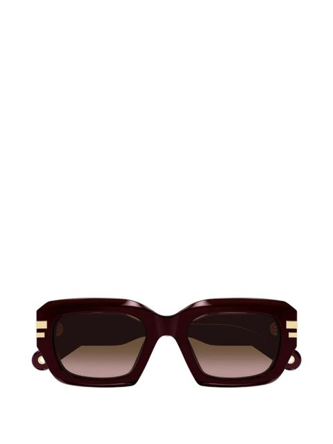 Chloé square-frame sunglasses - Brown - zdjęcie produktu nr 1