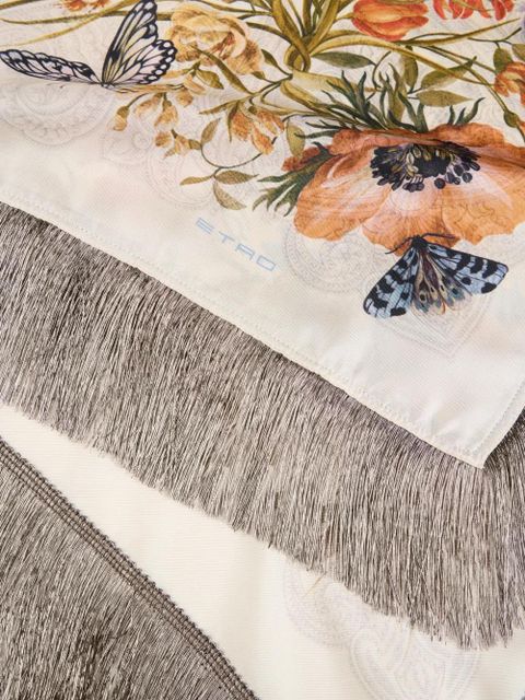 ETRO silk scarf - Neutrals