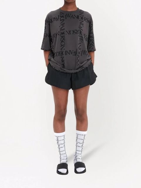 JW Anderson logo-print T-shirt - Grey - zdjęcie produktu nr 2