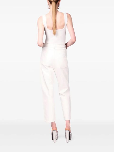 AREA ring-detail tank top - White