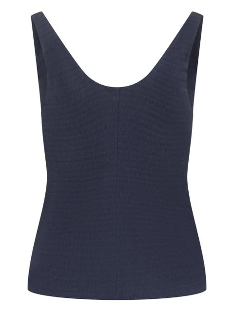 JW Anderson knot-detail plissé top - Blue - zdjęcie produktu nr 2