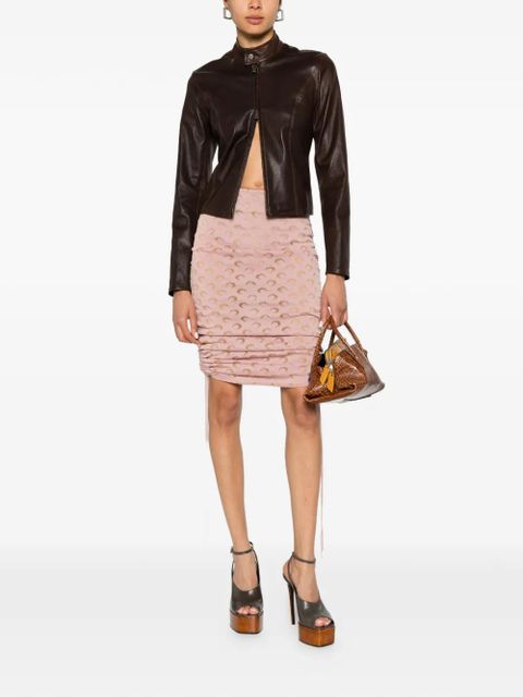 Marine Serre moon-print skirt - Pink - zdjęcie produktu nr 2