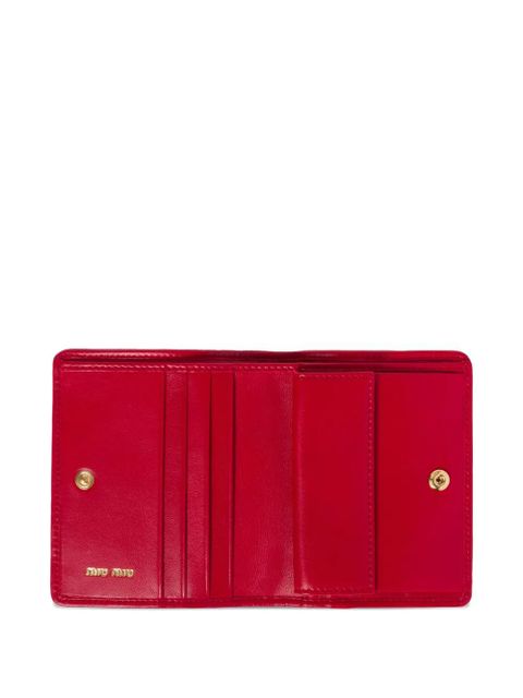 Miu Miu small matelassé wallet - Red - zdjęcie produktu nr 2