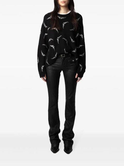 Zadig&Voltaire Markus Strass Wings jumper - Black - zdjęcie produktu nr 2