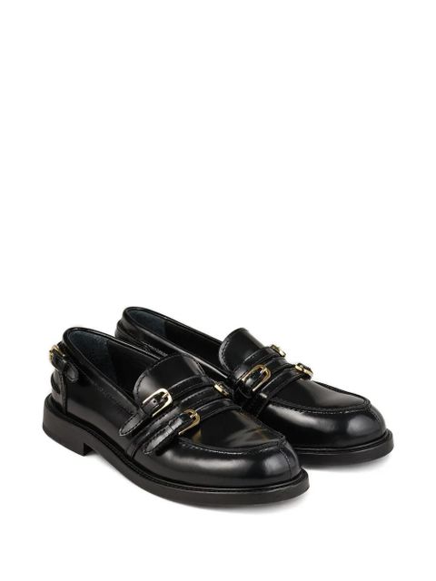 SANDRO buckle strap loafers - Black - zdjęcie produktu nr 2