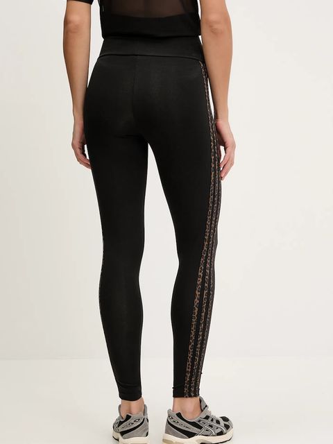 adidas Originals legginsy damskie kolor czarny z aplikacją JW7307