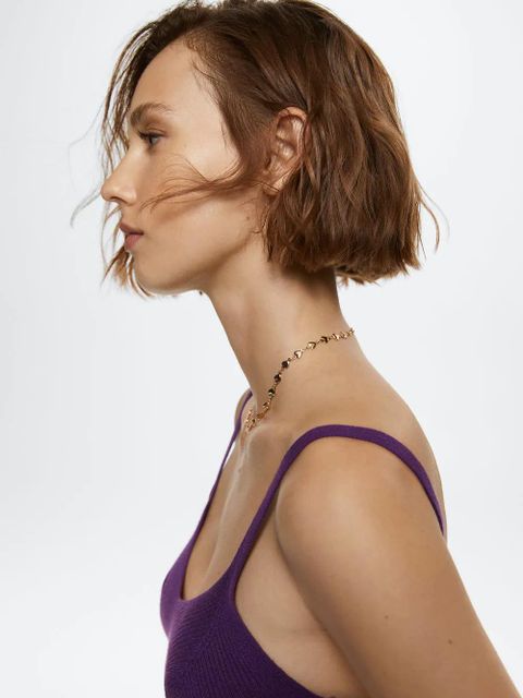 Top z prążkowanej dzianiny