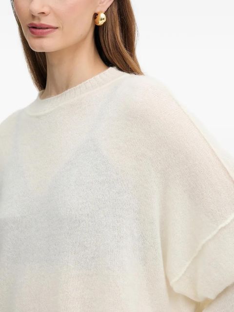 PINKO seam-detail sweater - Neutrals