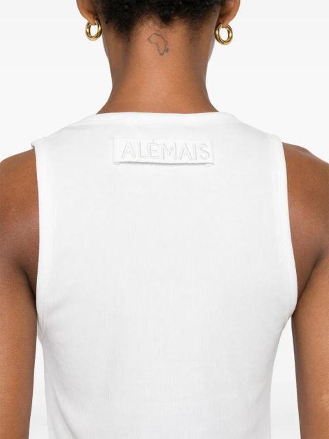 ALEMAIS Josette tank top - White - zdjęcie produktu nr 2