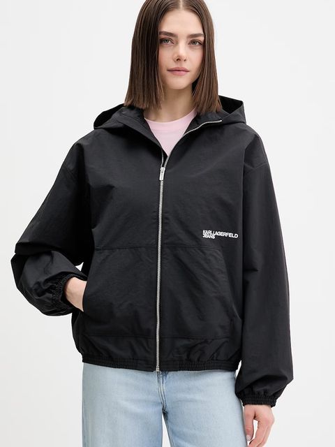 Karl Lagerfeld Jeans kurtka sportowa damska z bawełny - zdjęcie produktu nr 2