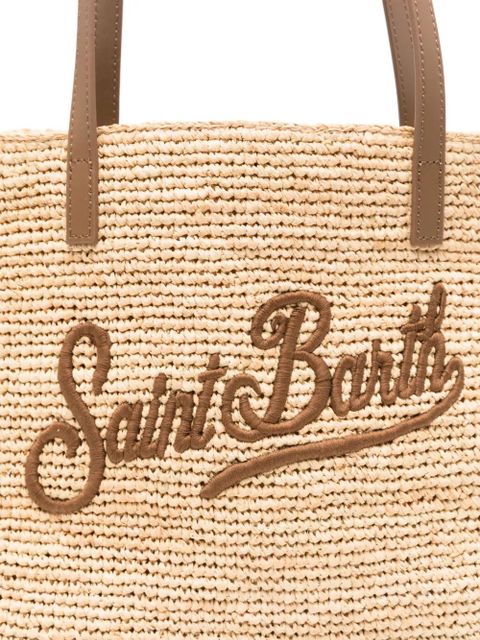 MC2 Saint Barth raffia shoulder bag - Neutrals