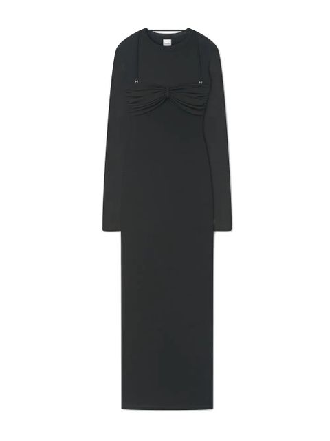 Nanushka Artemiz bra-detail maxi dress - Black - zdjęcie produktu nr 2