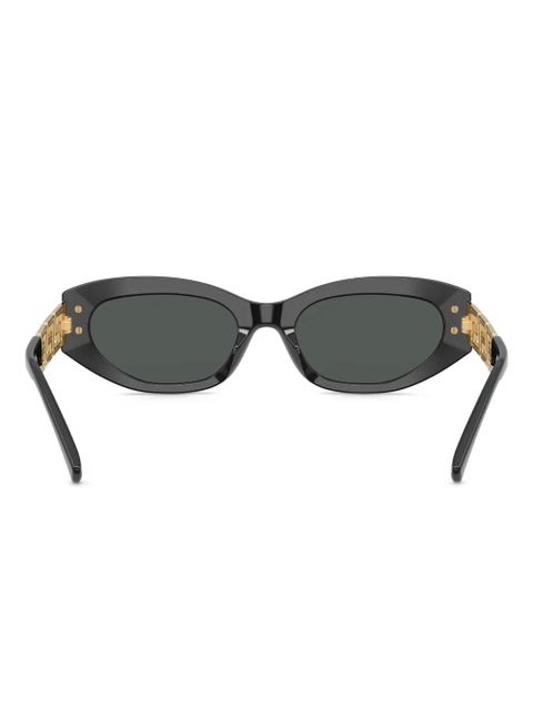 Versace Eyewear round-frame sunglasses - Black