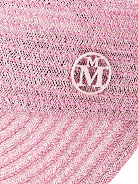 Maison Michel Tiger interwoven cap - Pink - zdjęcie produktu nr 2