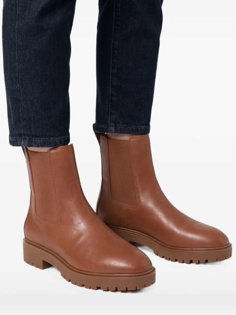 Lauren Ralph Lauren elastic-panelled boots - Brown
