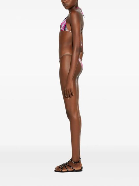PUCCI Iride bikini top - Black