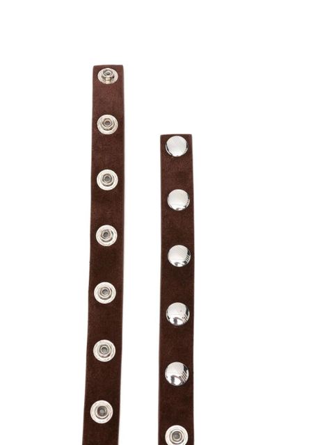 The Attico studded belt - Brown