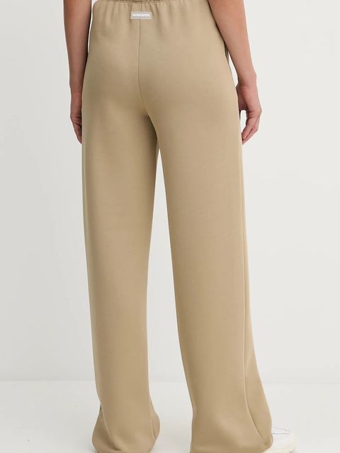 Patrizia Pepe spodnie dresowe kolor zielony gładkie 8P0725 J305