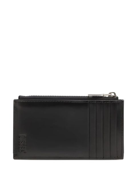 Diesel logo zip card holder - Blue - zdjęcie produktu nr 2