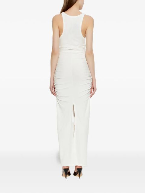 MISBHV ruched maxi dress - Neutrals