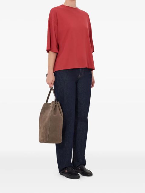 LouLou de Saison Osis drop-shoulder T-shirt - Red - zdjęcie produktu nr 2