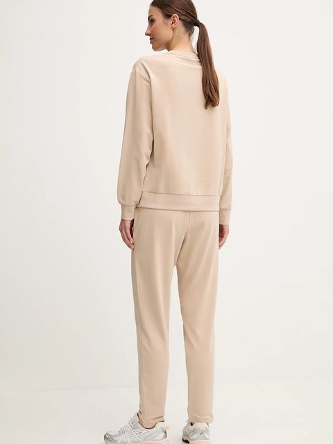 EA7 Emporio Armani dres damski kolor beżowy AF13135.7W000115