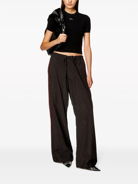 Diesel M-Arga logo-embroidered top - Black - zdjęcie produktu nr 2