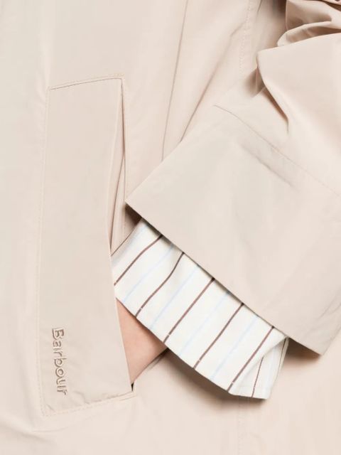 Barbour Maggie epaulette-detail raglan-sleeve coat - Neutrals