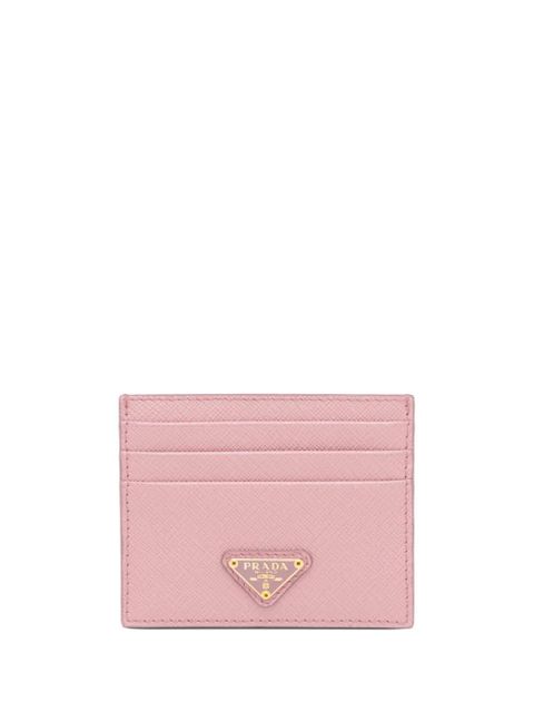 Prada Saffiano leather card holder - Pink - zdjęcie produktu nr 1