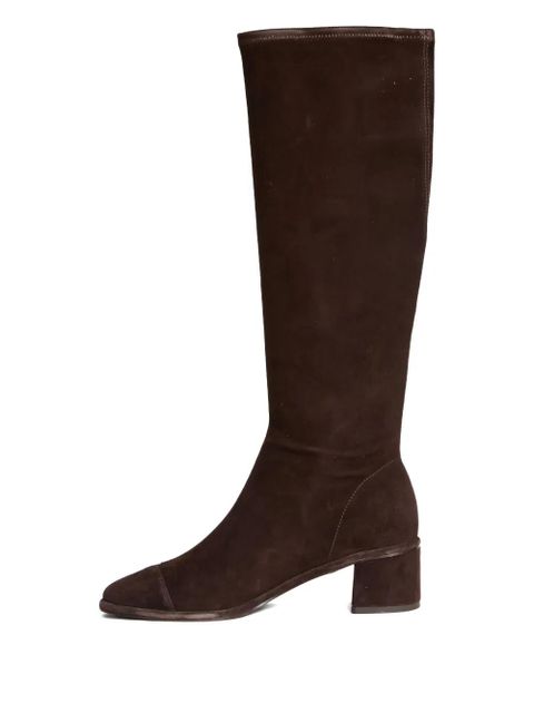 Tory Burch 55mm cap-toe knee-high boots - Brown - zdjęcie produktu nr 2