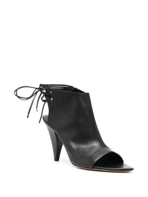 ISABEL MARANT Dulsy 90mm leather sandals - Black