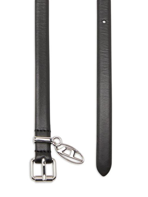 Diesel B-Charm-Oval D belt - Black
