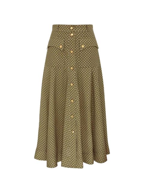 ZIMMERMANN Luna Cargo midi skirt - Green - zdjęcie produktu nr 1