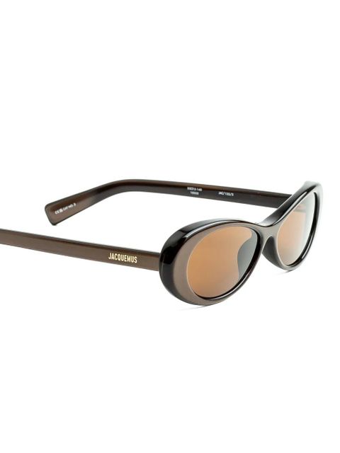 Jacquemus cat-eye frame sunglasses - Brown