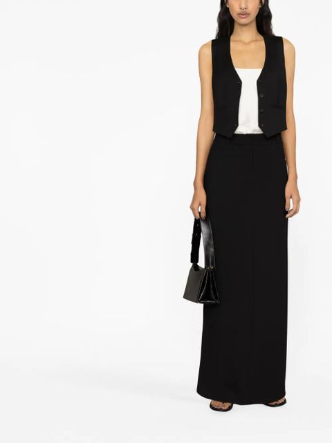 The Frankie Shop Malvo pencil maxi skirt - Black - zdjęcie produktu nr 2
