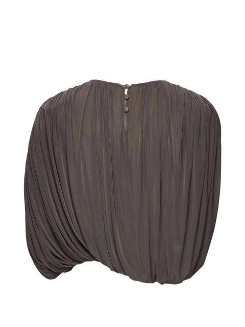 Magda Butrym ruched top - Brown